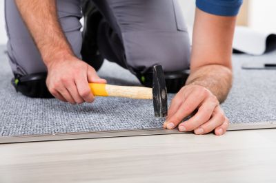 Local Mobile Home Carpet Replacement pros at work