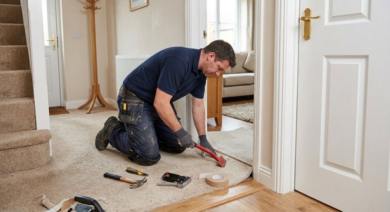 Stair Carpet Repair in Alpharetta, GA